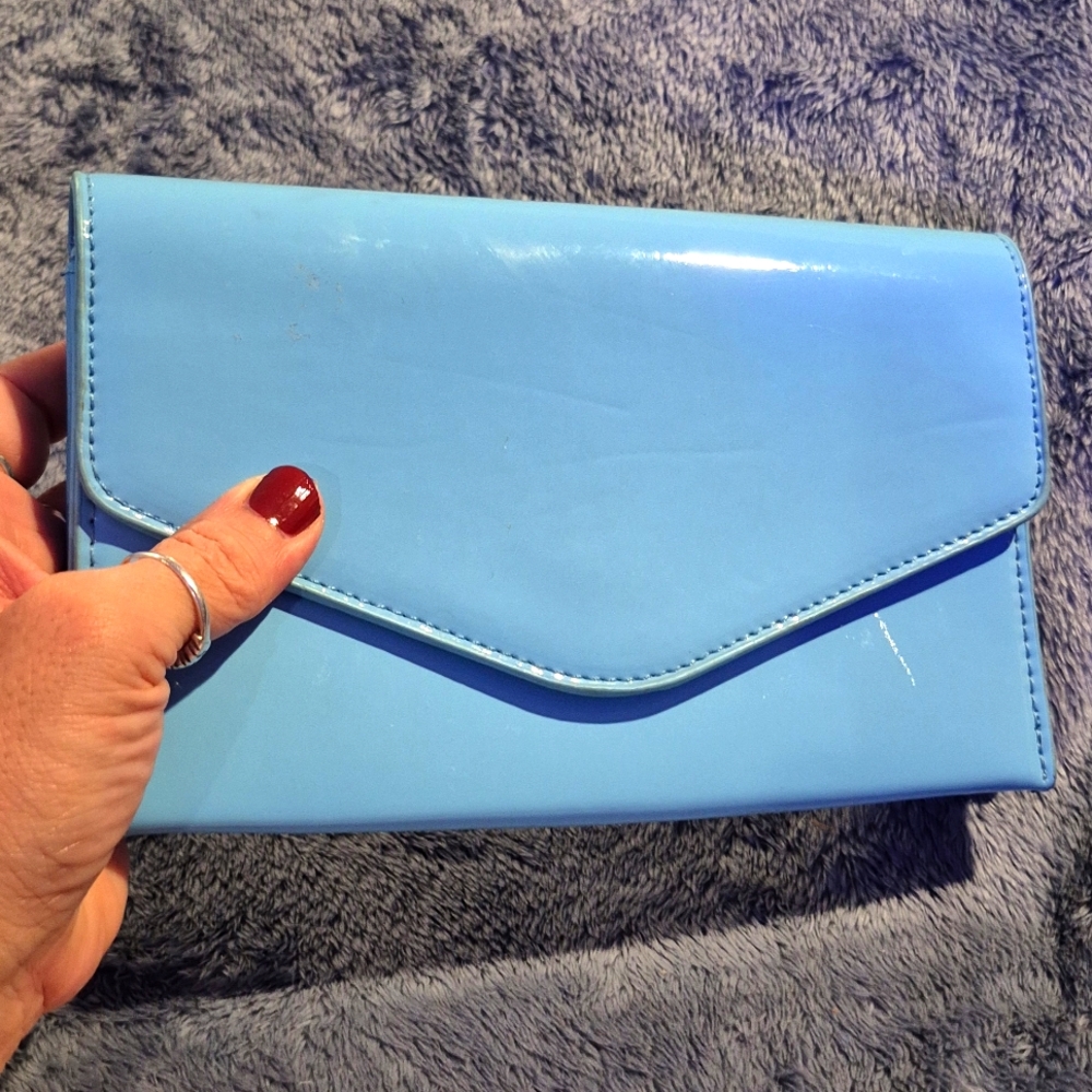 Elegant Steve Madden Baby Blue Clutch